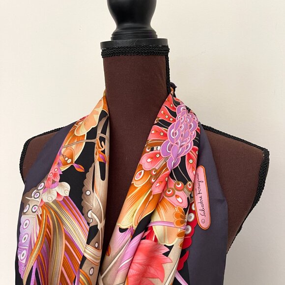 Salvatore Ferragamo Silk Scarf - Picture 10 of 15